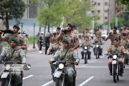 مراسم رژه یگان‌های نمونه ارتش استان گیلان