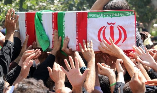 تشییع پیکر پاک ۲ سرباز شهید مدافع وطن در گیلان