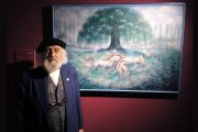 نشان عالی «هنر برای صلح» به نقاش پیشکسوت لاهیجانی اهدا شد