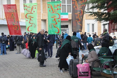 ورود بیش از 4 هزار زائر خارجی اربعین از مرز آستارا