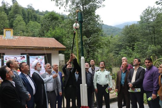 نعمت گاز به دو روستای کوهستانی شفت رسید