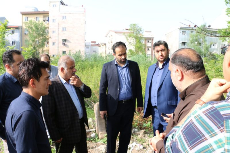 عملیات احداث پارک محدوده شهرک آزادگان رشت آغاز شد