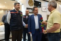 بازدید مدیرعامل توزیع برق گیلان از اصناف و واحد‌های تجاری انزلی
